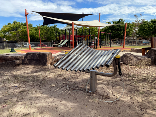 Outdoor musical instruments